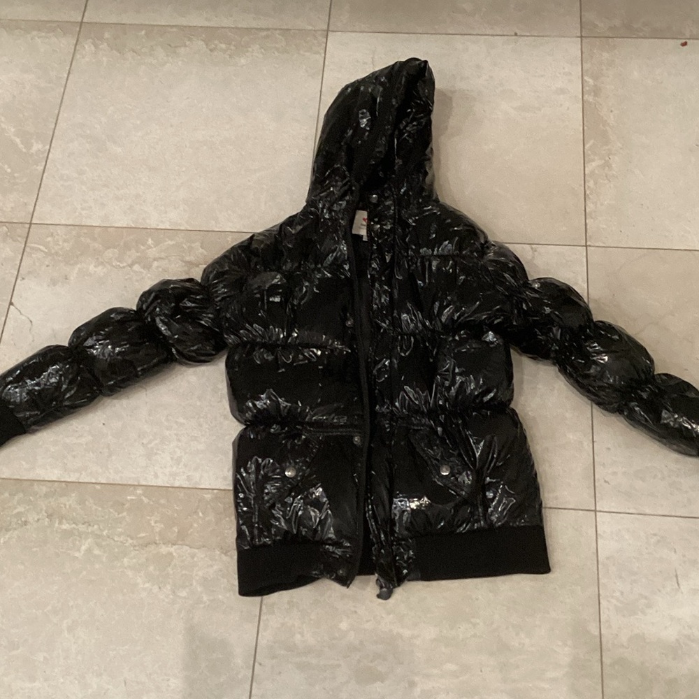 Appaman Shiny Black Puffer Jacket